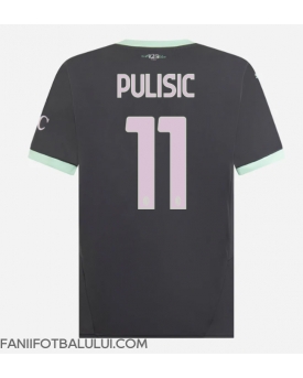 AC Milan Christian Pulisic #11 Tricou Fotbal Replică 2024-25 Barbati Treilea